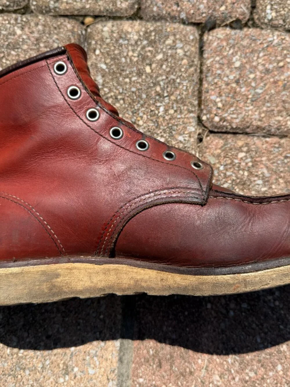 Red Wing Moc Toe Boot 8131 Size 10.5 D 6